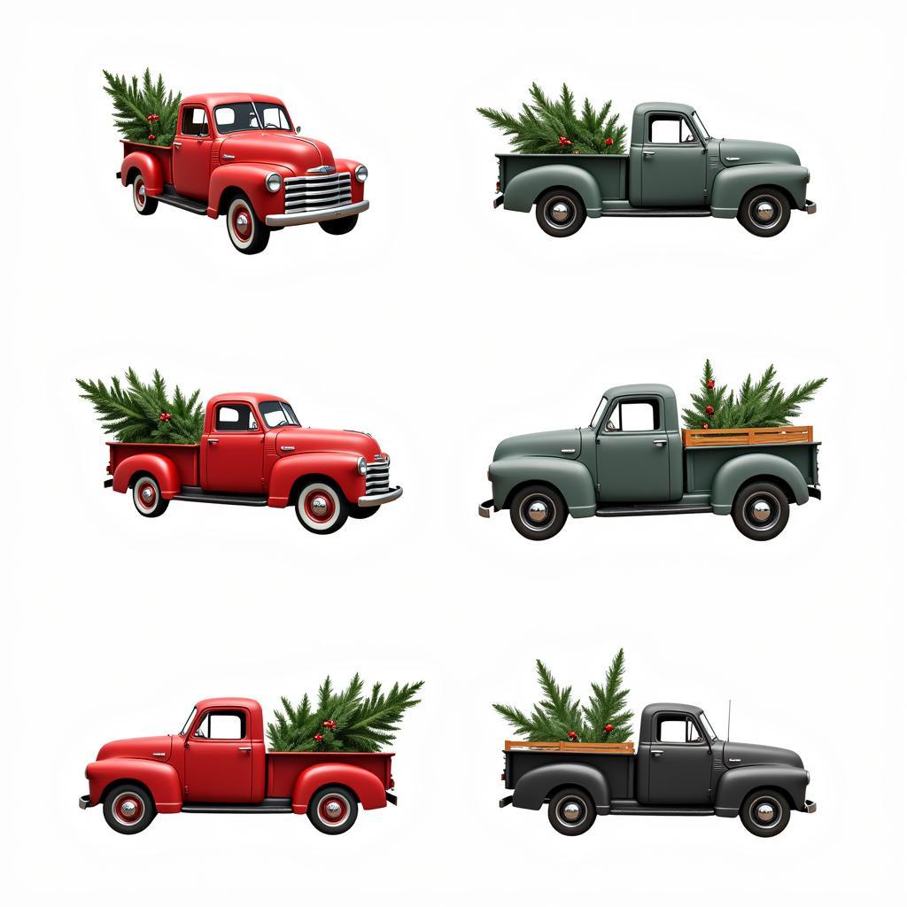 Christmas Truck SVG Variety