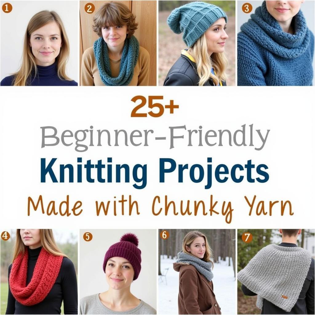 Beginner-Friendly Chunky Yarn Knitting Patterns