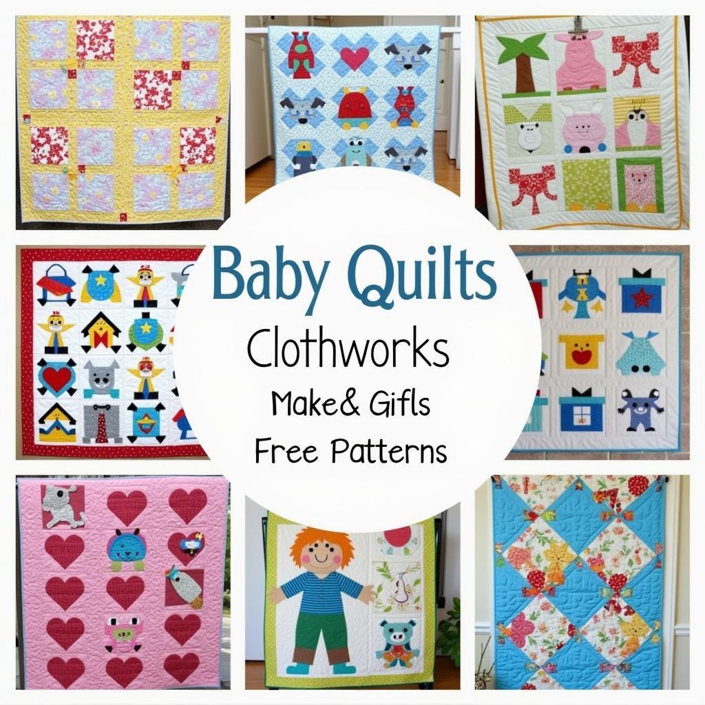 Adorable free Clothworks baby quilt patterns for crafting unique gifts.