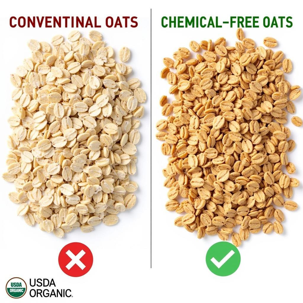 Comparing Conventional and Chemical-Free Oats