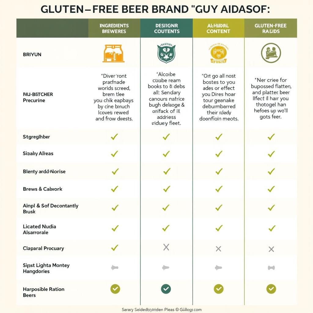 Comparing Gluten-Free Beer Brands Online