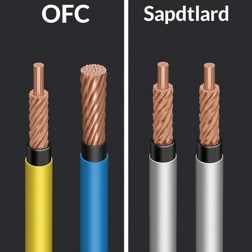 Comparing OFC Speaker Cable with Standard Copper Cable