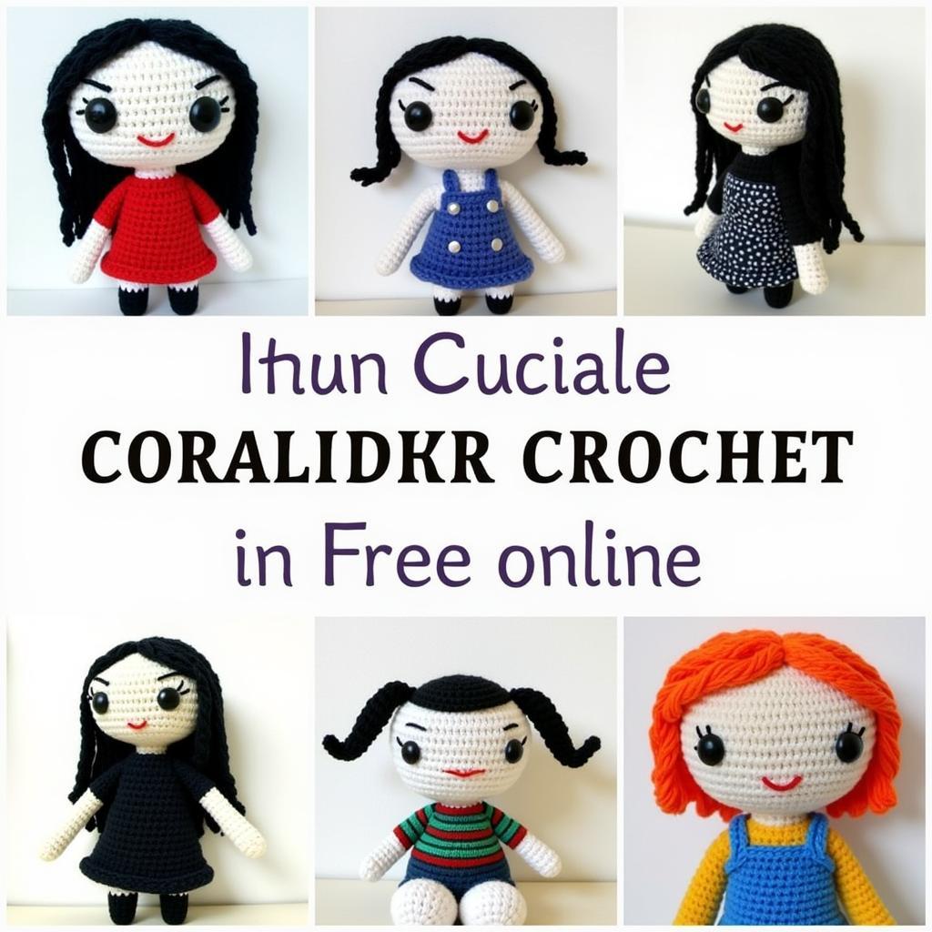 Coraline Crochet Doll Pattern Free Options