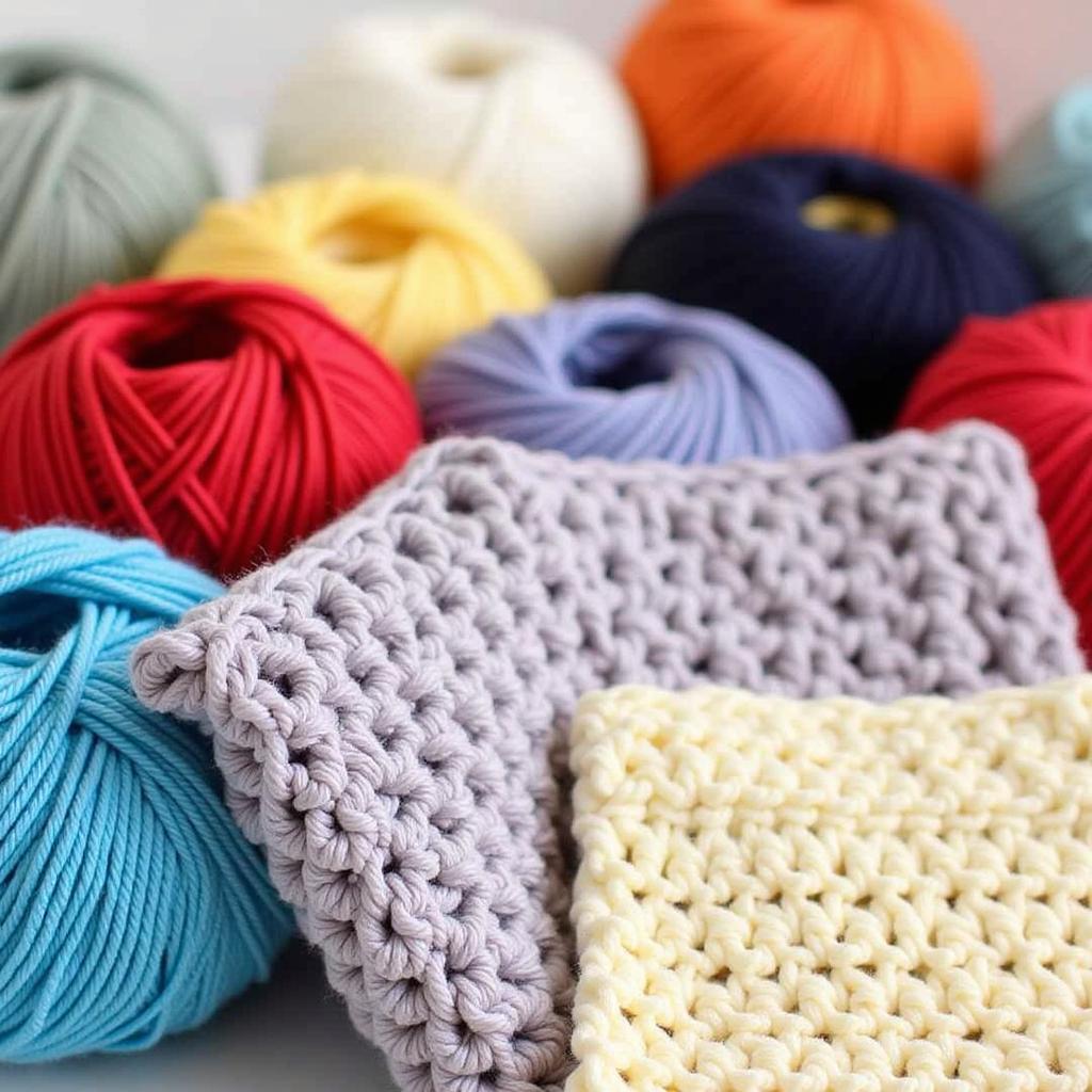 Cotton Yarn for Crochet Kitchen Projects