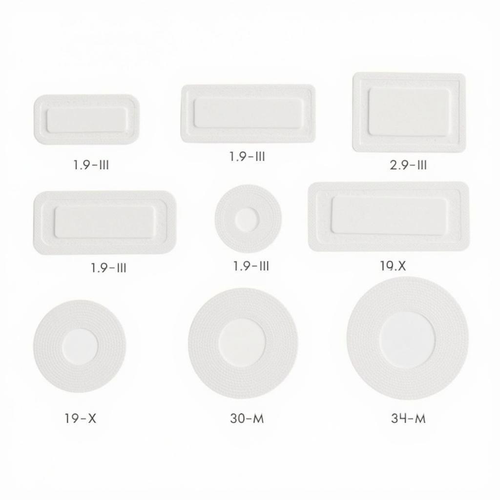 Various Sizes of Coverlet Adhesive Dressings