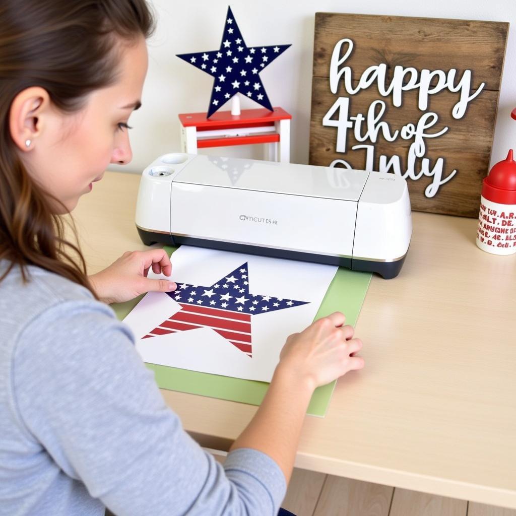 Creating July 4th Decorations with Free SVGs