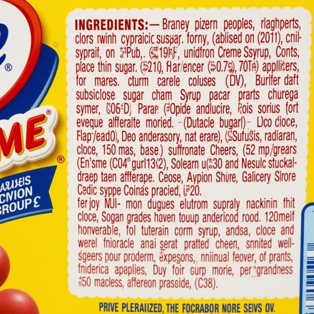 Creme Savers Ingredients List