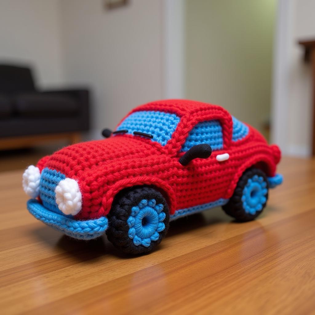 Free Crochet Car Pattern Download: Colorful car amigurumi