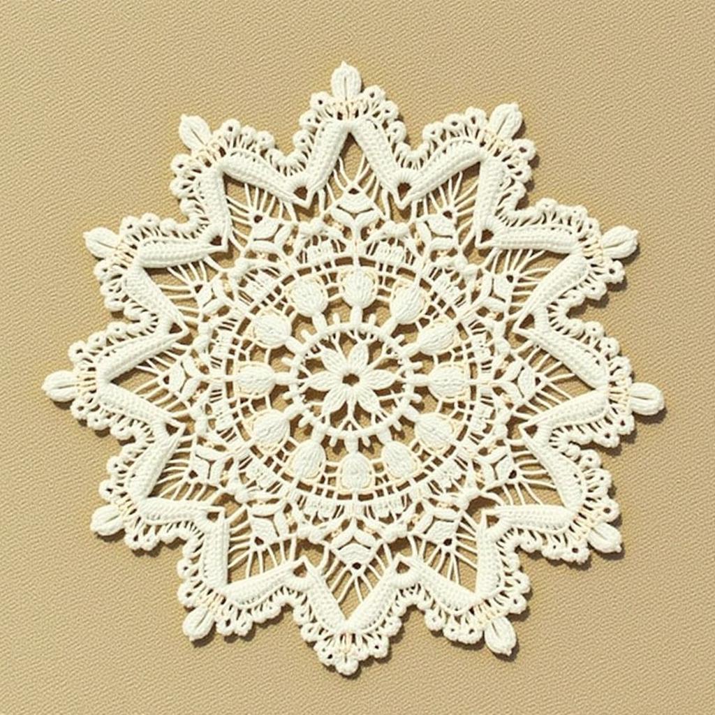 Advanced Crochet Pineapple Doily Pattern