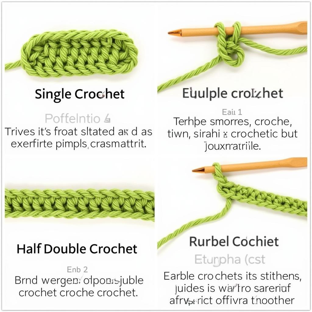 Guide to Different Crochet Stitches