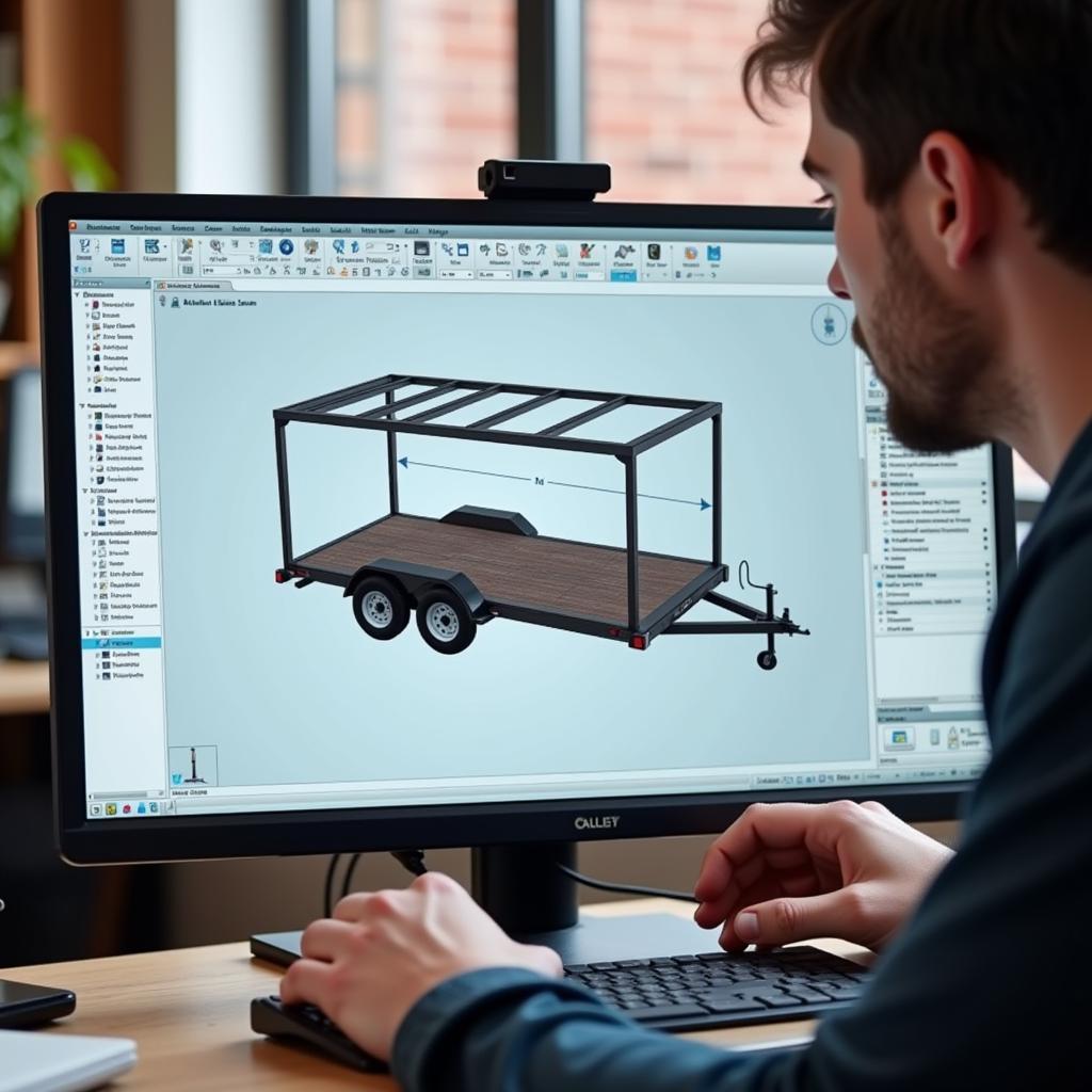 Designing a Custom 16ft Trailer Using Software