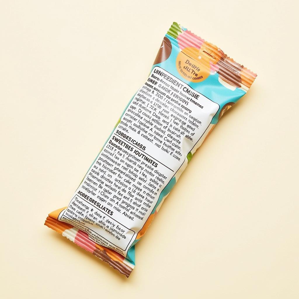 Ingredients List of a Dairy and Nut Free Protein Bar