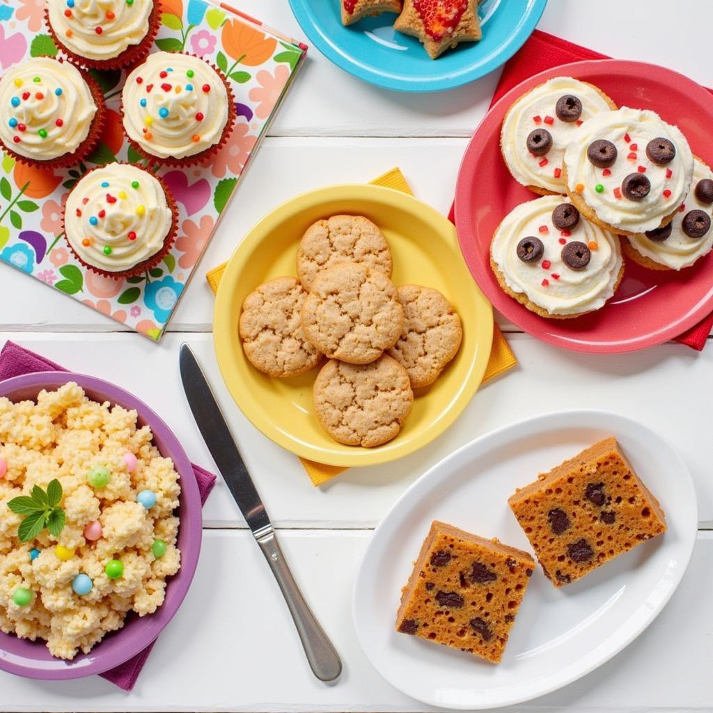 Dairy-Free Birthday Treats Spread for School