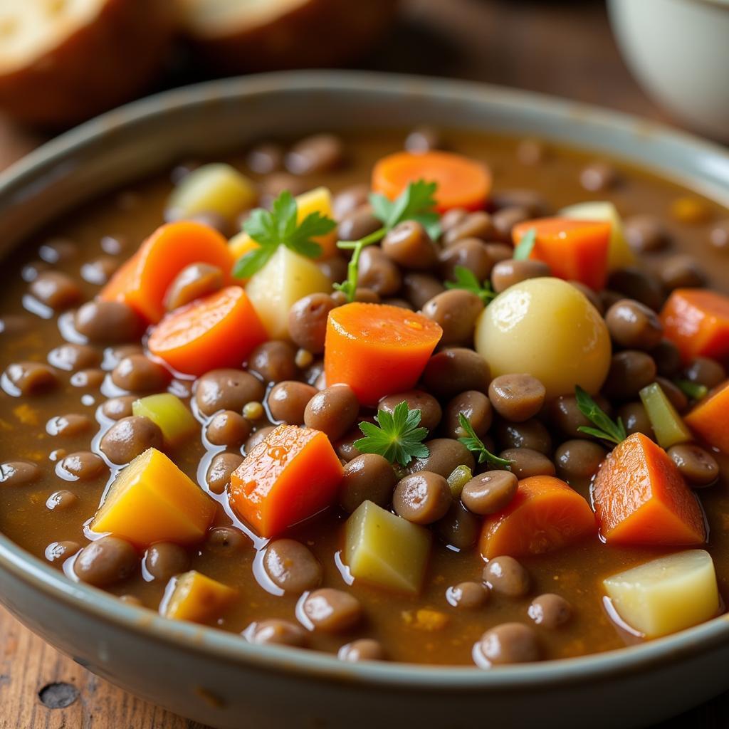 Hearty Dairy and Soy-Free Lentil Stew