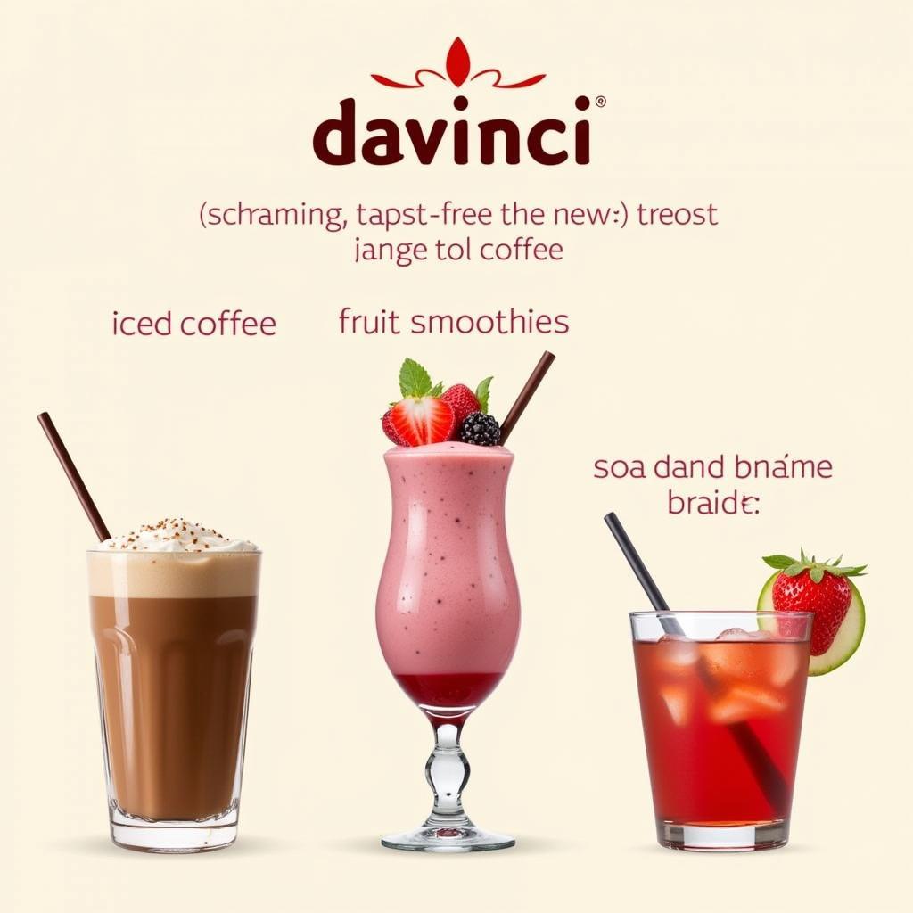 Davinci Sugar Free Beverages