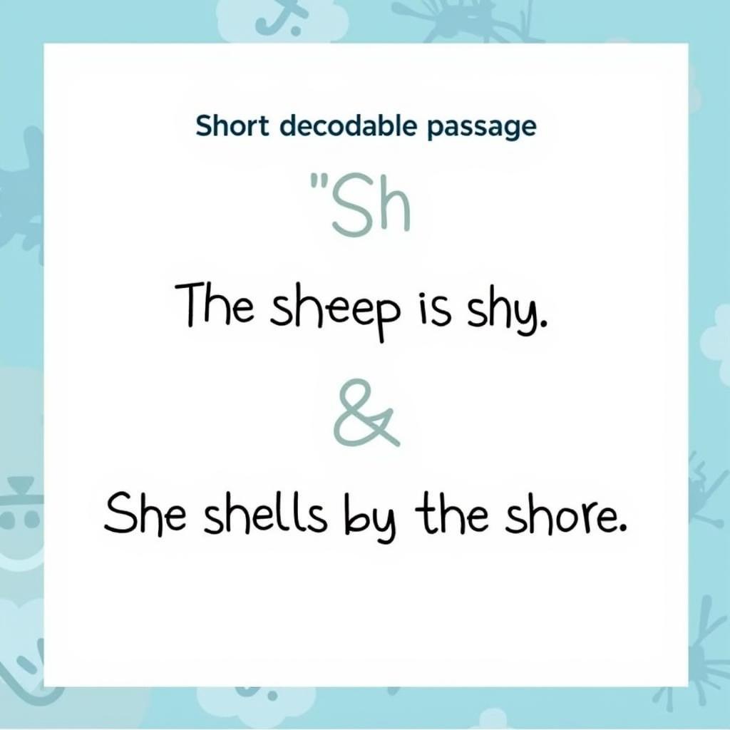 Example of a Decodable Passage