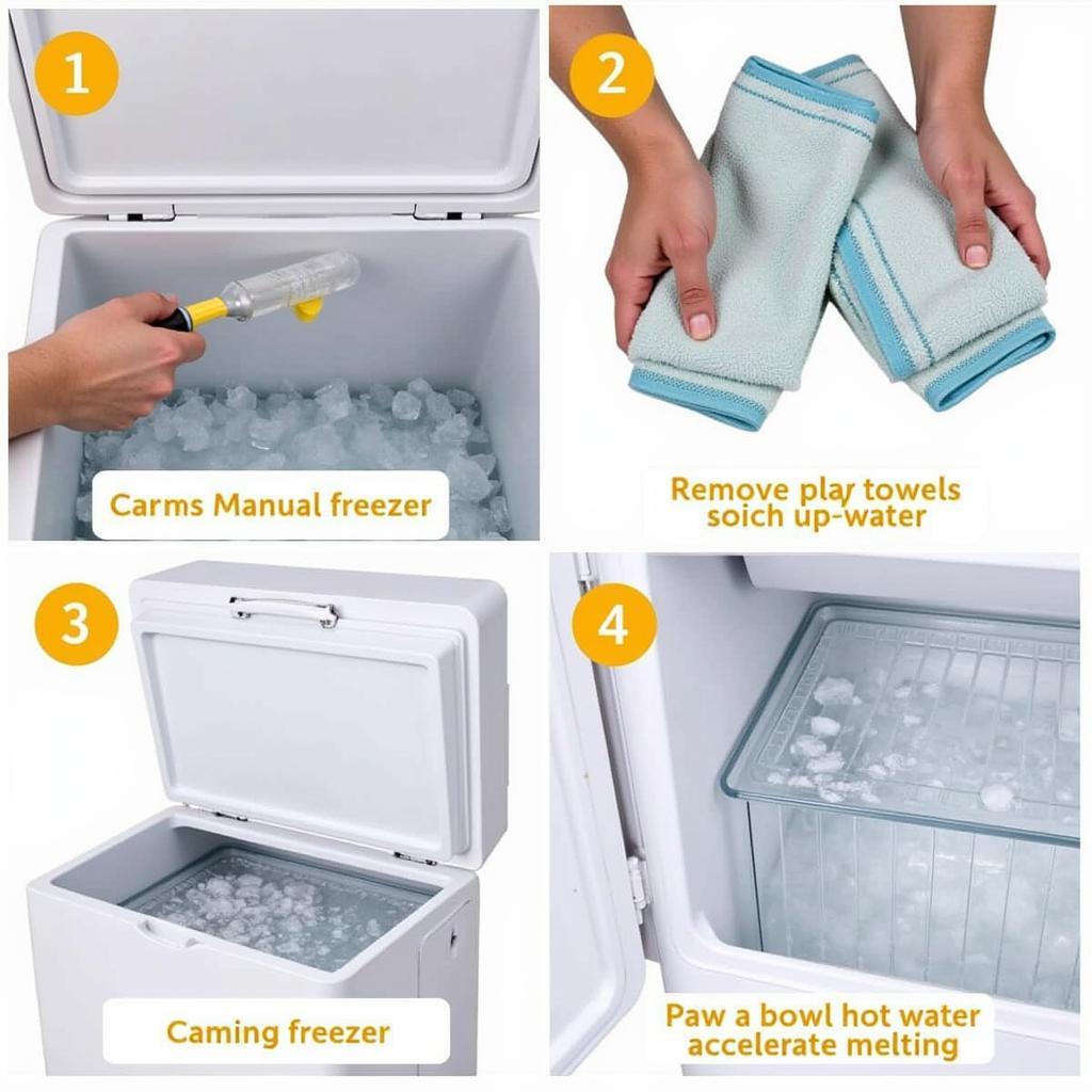 Defrosting a Manual Defrost Freezer