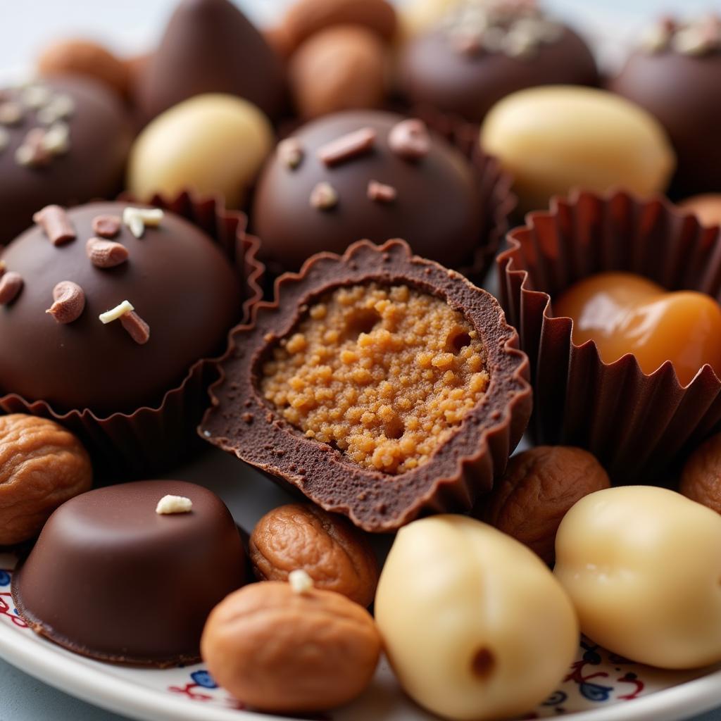 Assortment of chocolates with free shipping