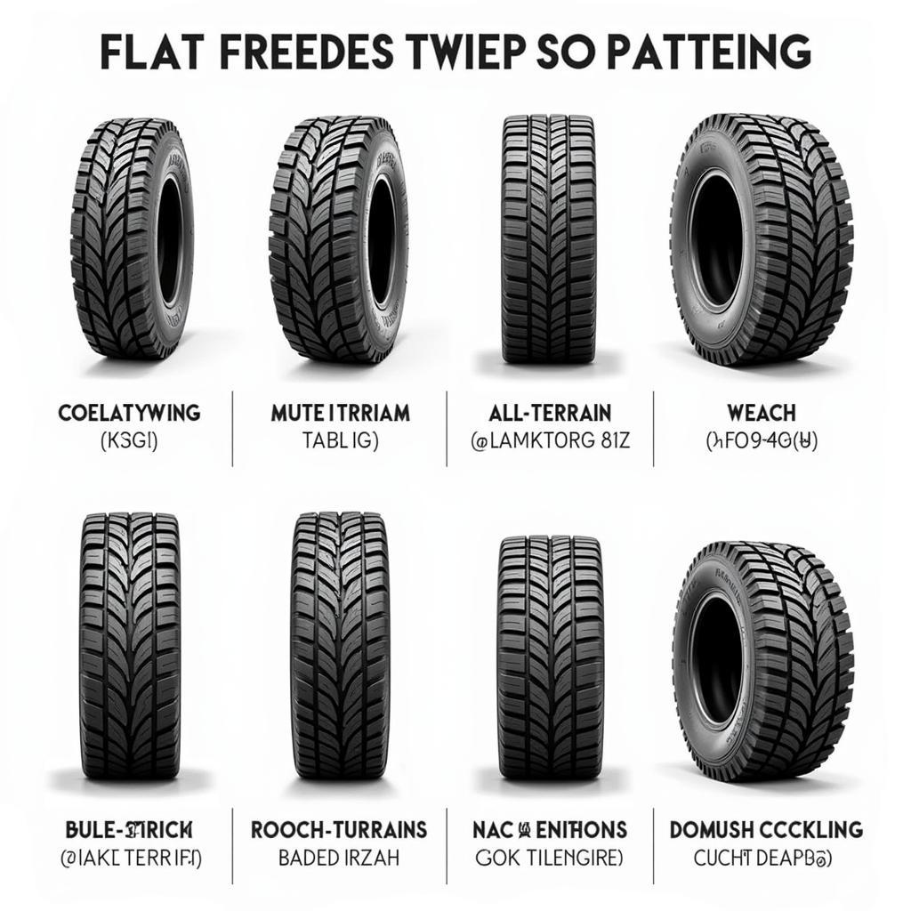 Flat Free Tire Tread Patterns for Various Terrains