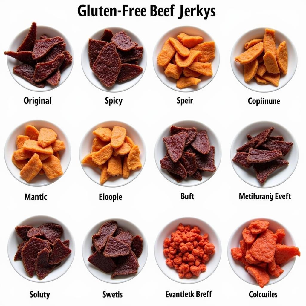 Different Flavors of Gluten-Free Jerky