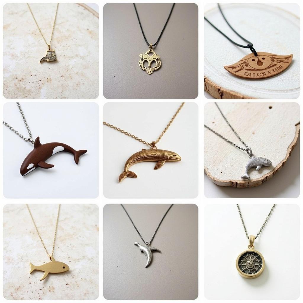 Various Styles of Free Willy Necklaces