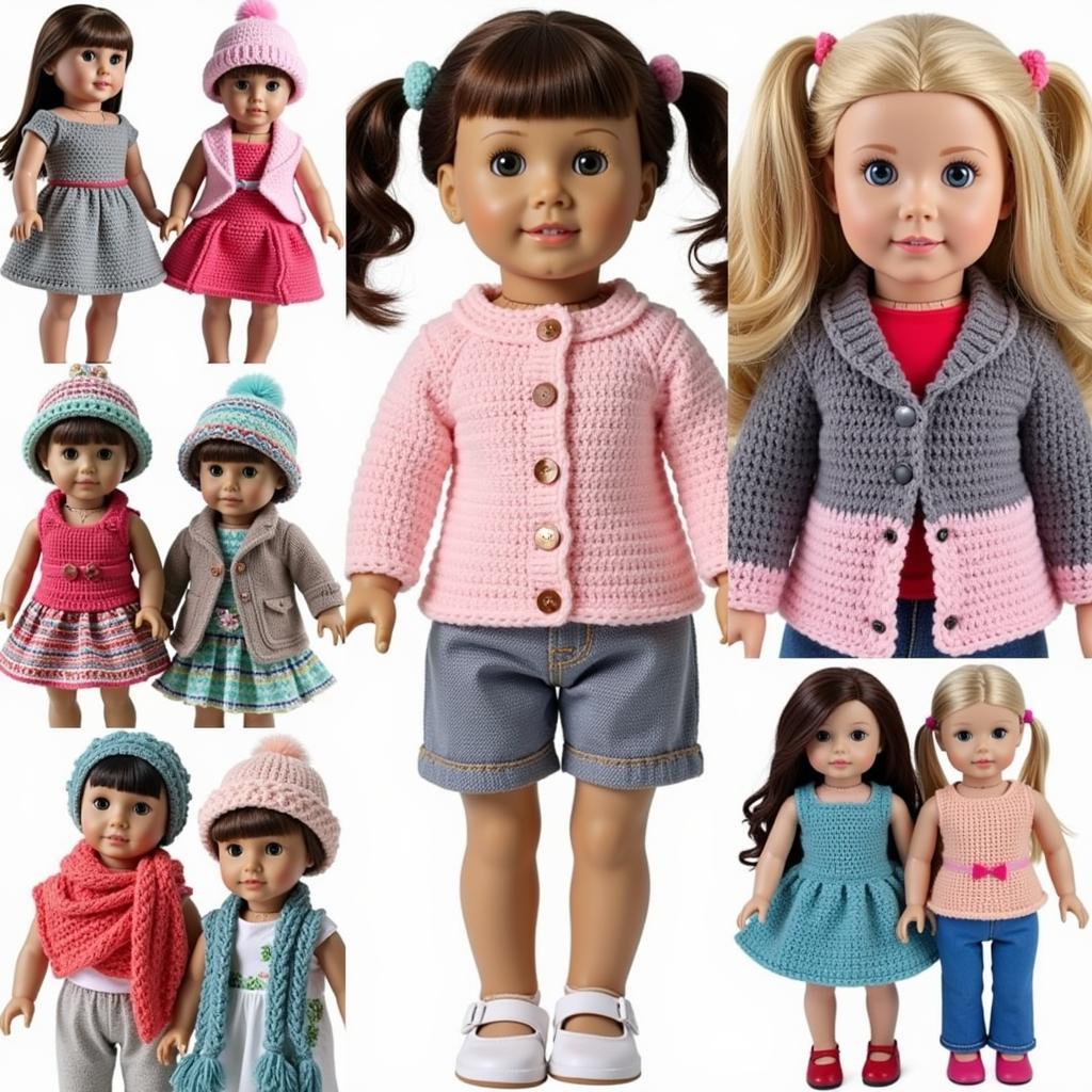 DIY Crochet Doll Clothes Collection