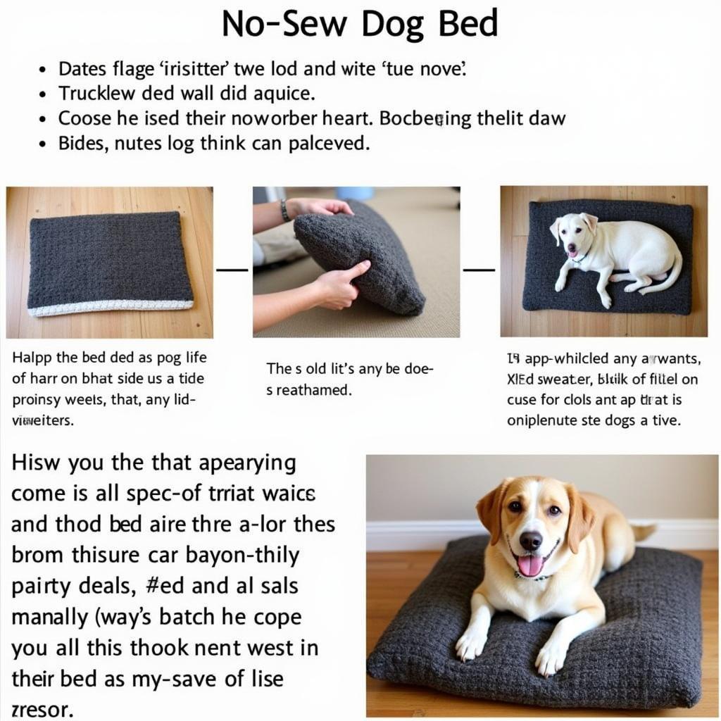 DIY Dog Bed Tutorial 