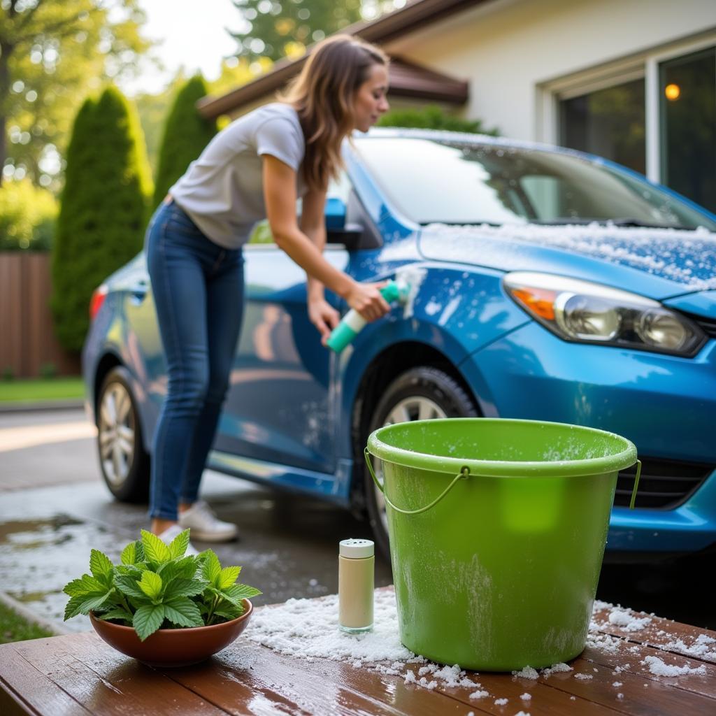 DIY Mint car wash at home