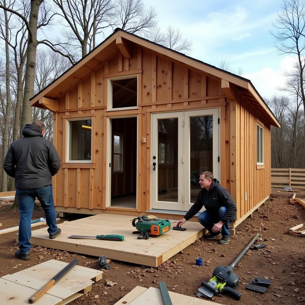 DIY Small Cabin Construction