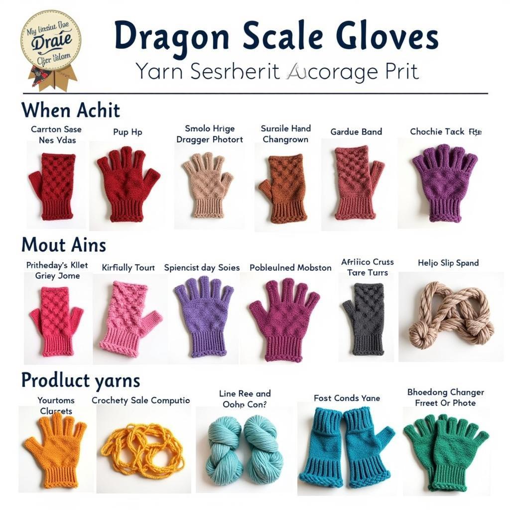 Choosing the Perfect Yarn for Dragon Scale Crochet Gloves