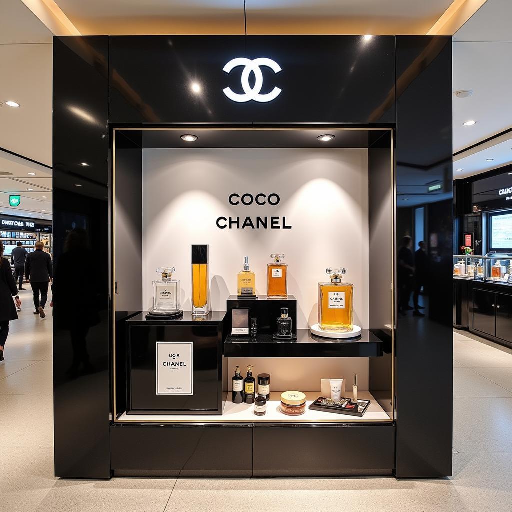 Duty Free Coco Chanel Airport Display