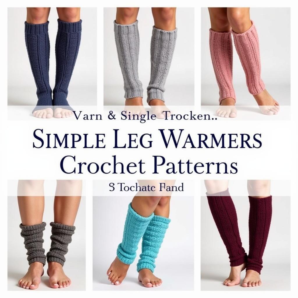 Easy Leg Warmers Free Crochet Pattern