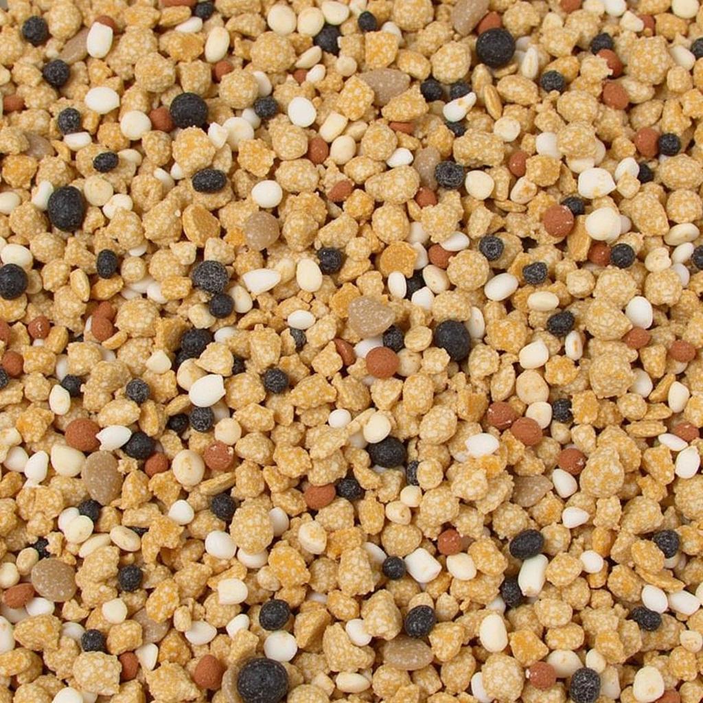 Close-up of a free choice mineral mix.