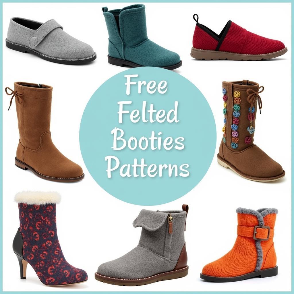 Various Free Felted Booties Patterns