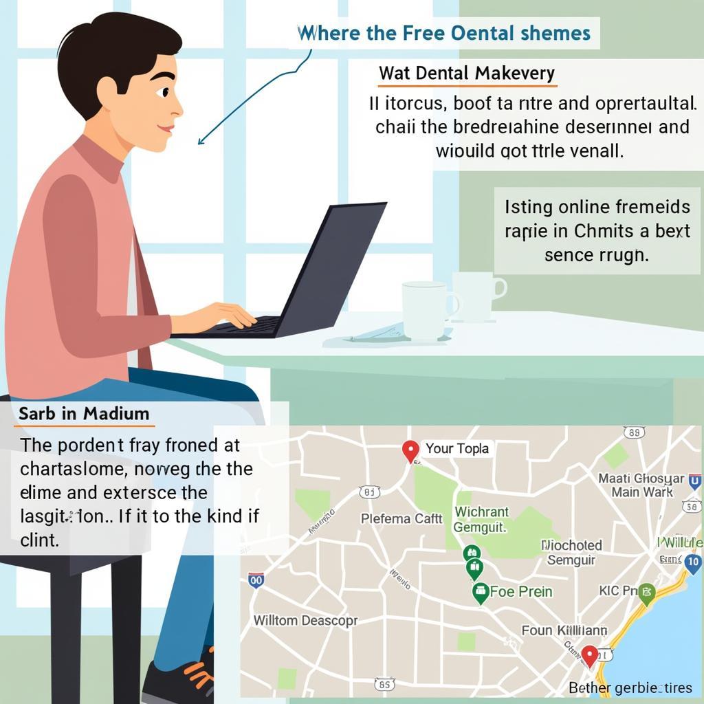 Searching for free dental makeover opportunities online and locally