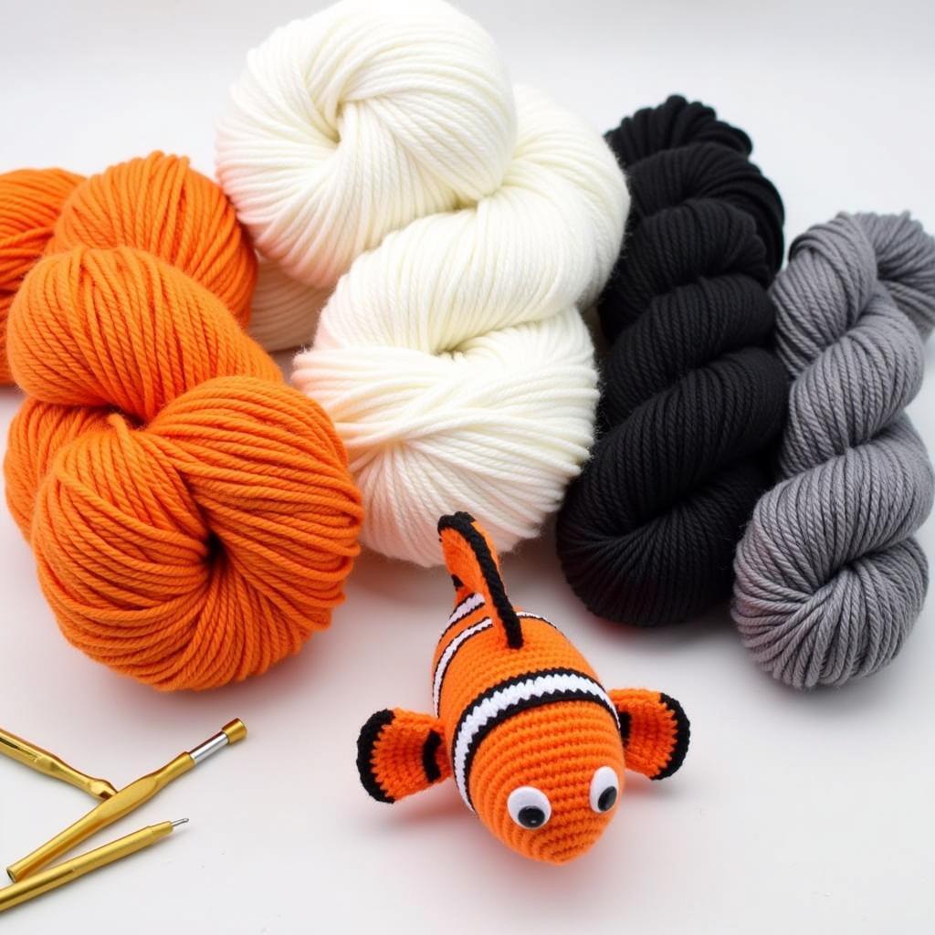 Finding Nemo Crochet Yarn Options