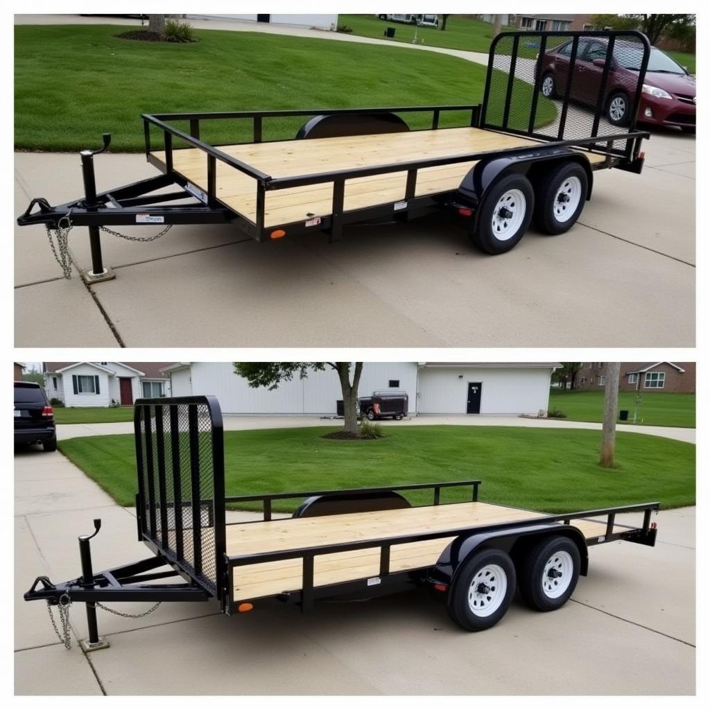 A Completed 16ft Utility Trailer