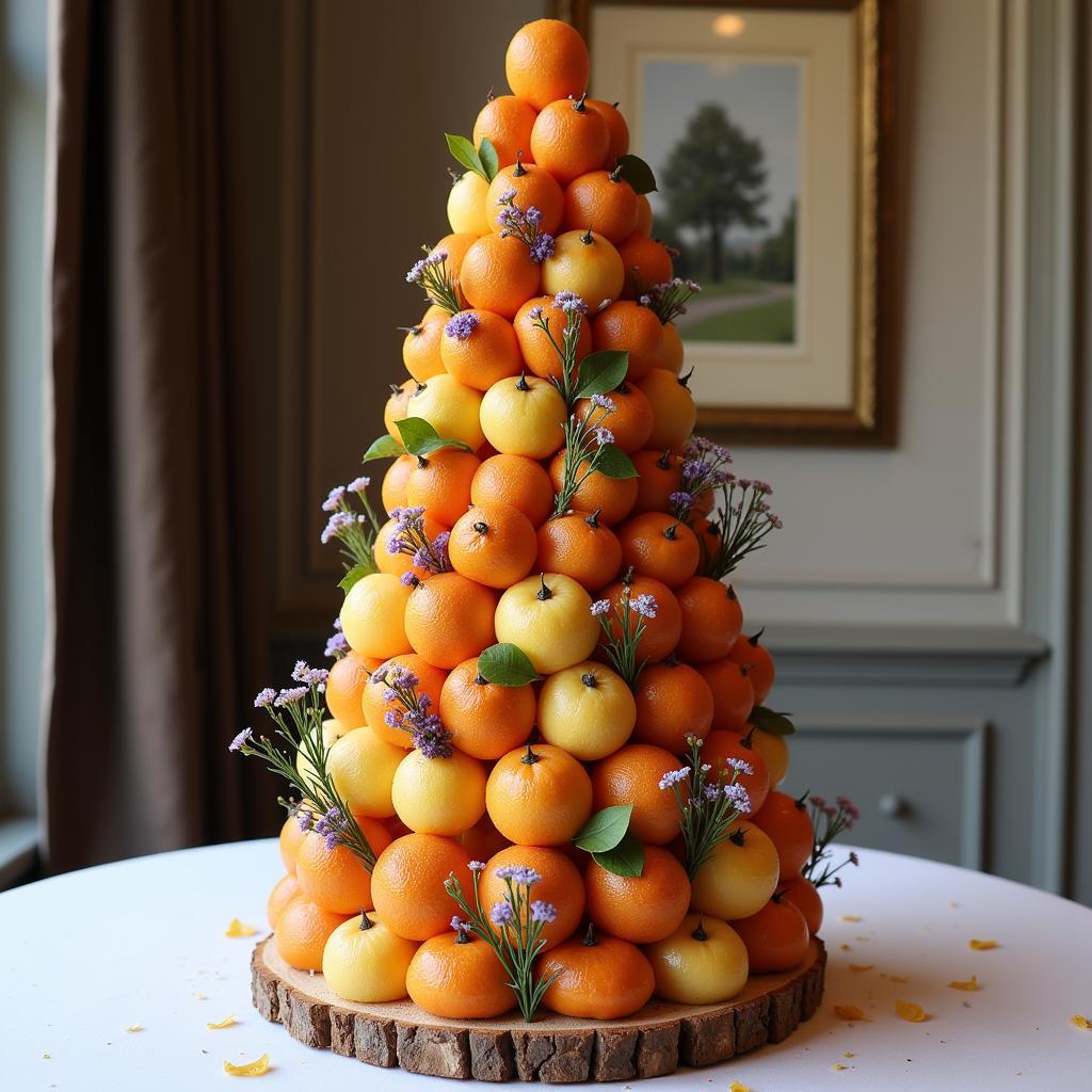 Finished Gluten-Free Croquembouche