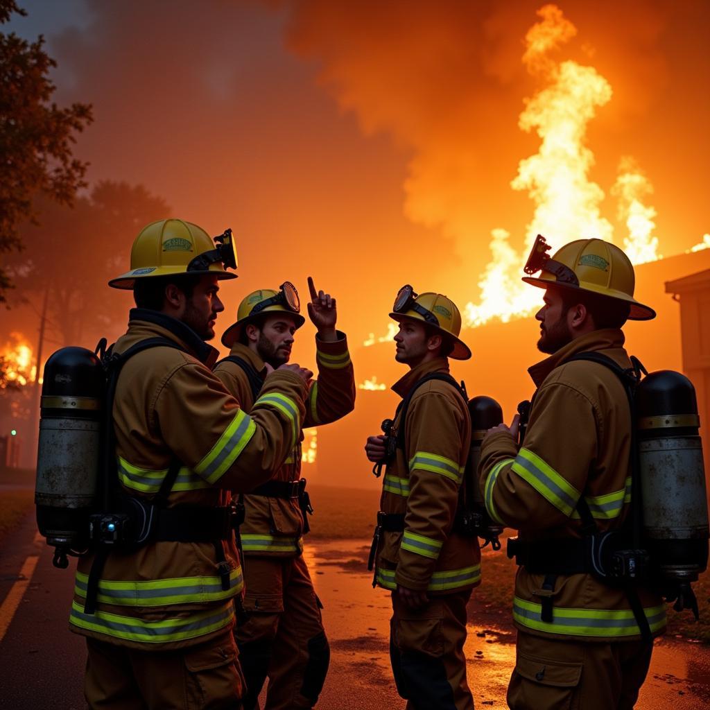Firefighter Team Communication