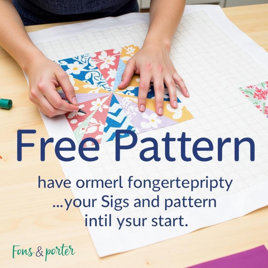 Tips for Using Fons and Porter Free Patterns