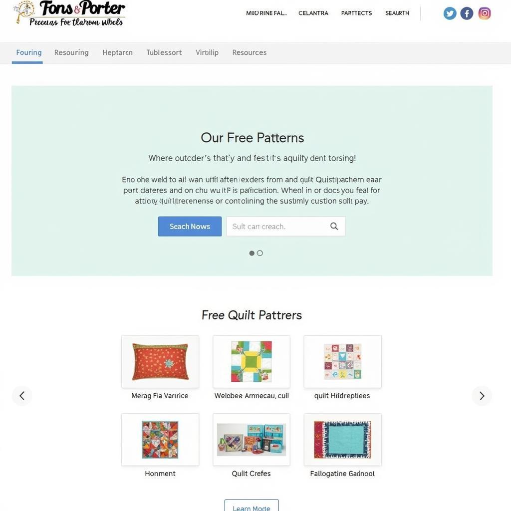 Fons and Porter Free Quilt Patterns Website