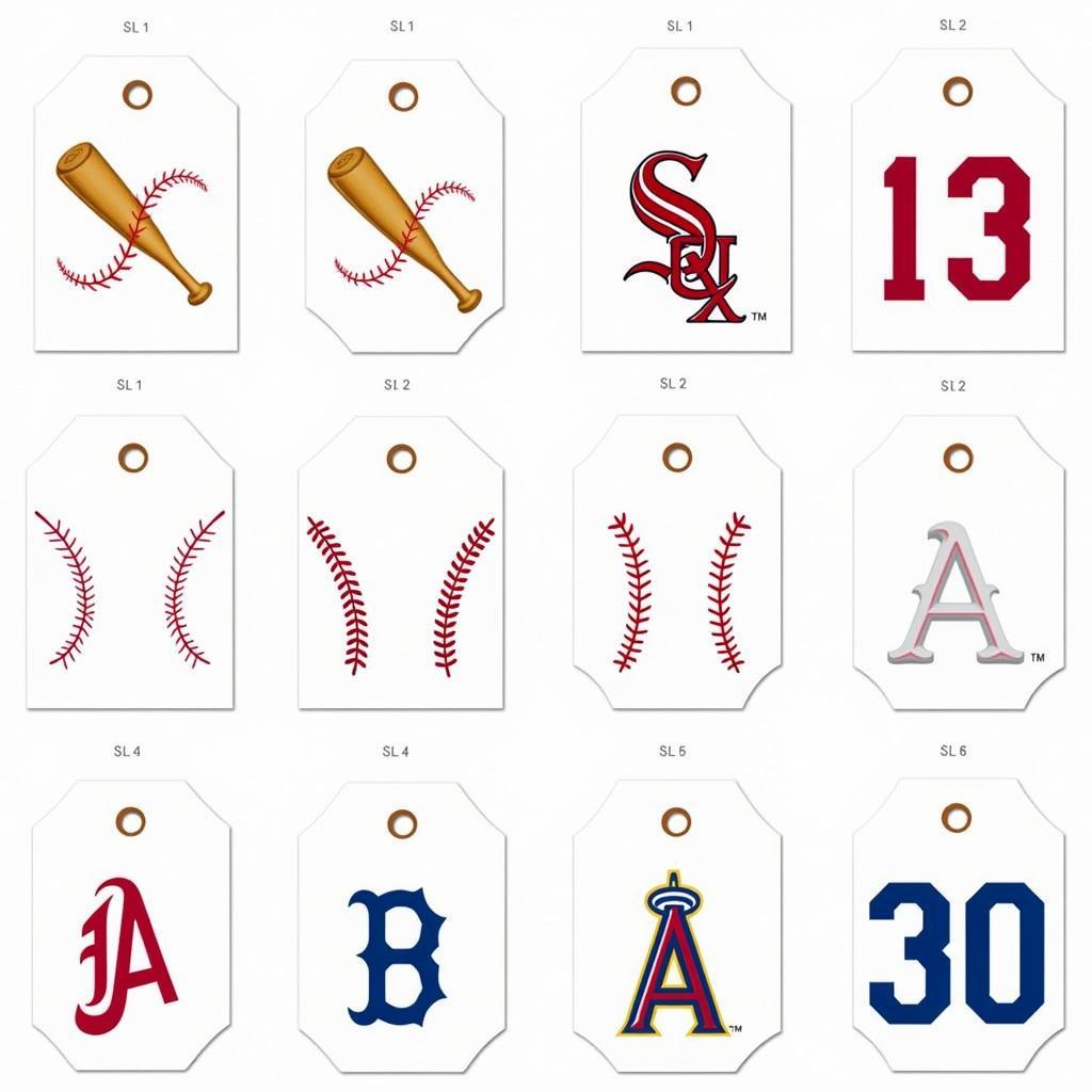 Free Baseball Printable Tags Designs