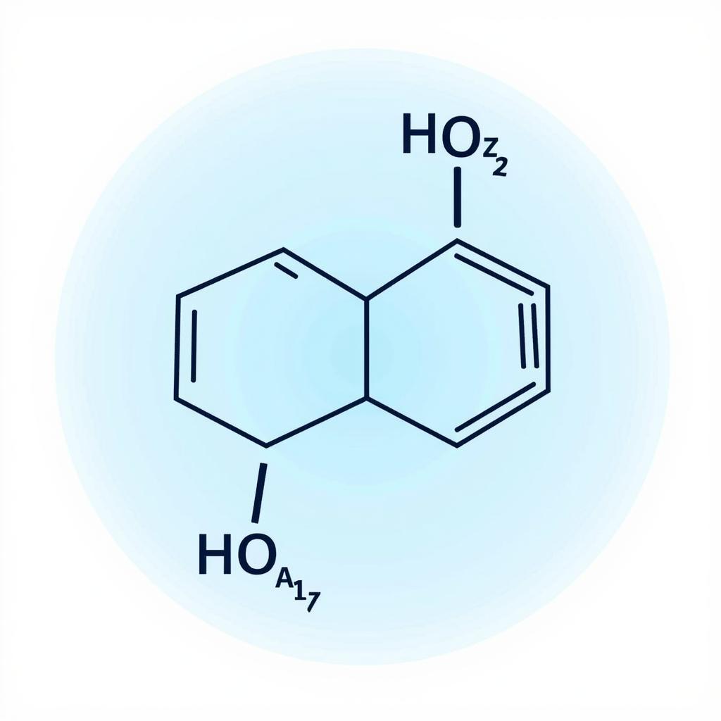 Free Chlorine Molecule Structure