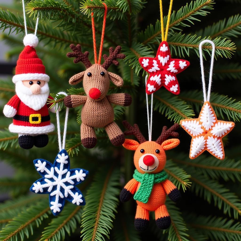 Free Christmas Knitting Patterns for Ornaments