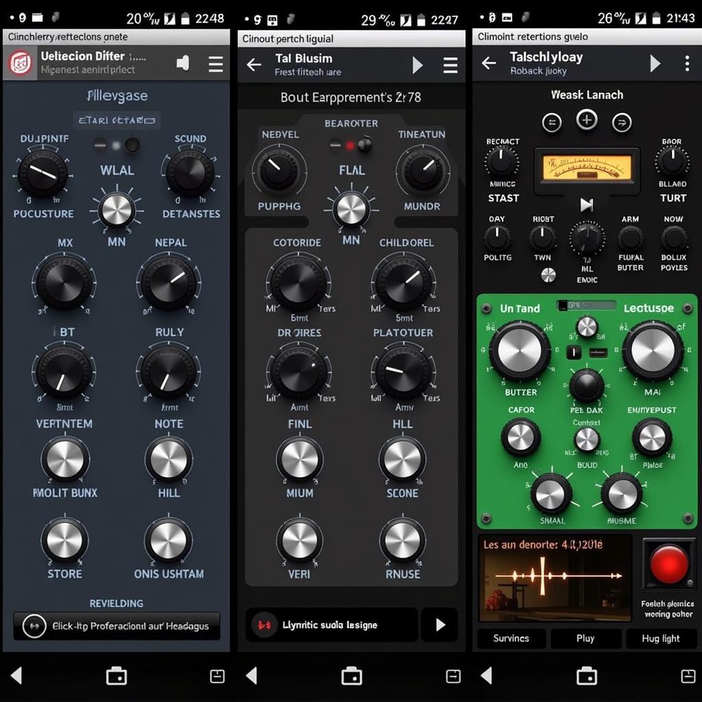 Comparison of Free Distortion Plugin Interfaces