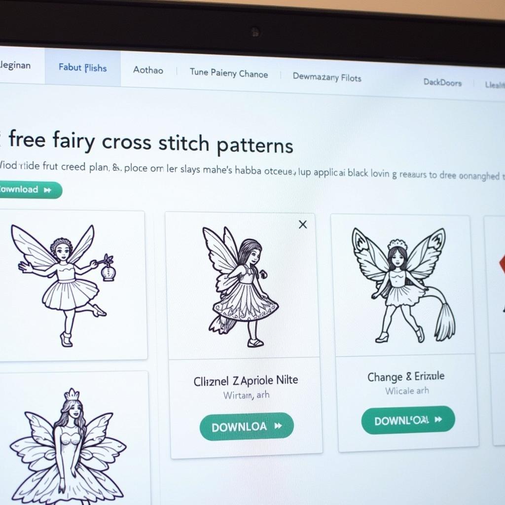 Free Fairy Cross Stitch Patterns Download