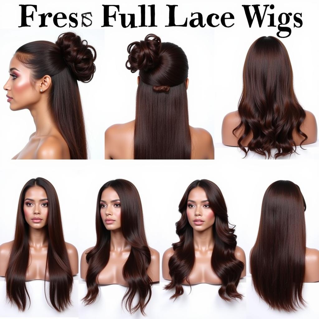 Different Styles of Free Full Lace Wigs Human Hair