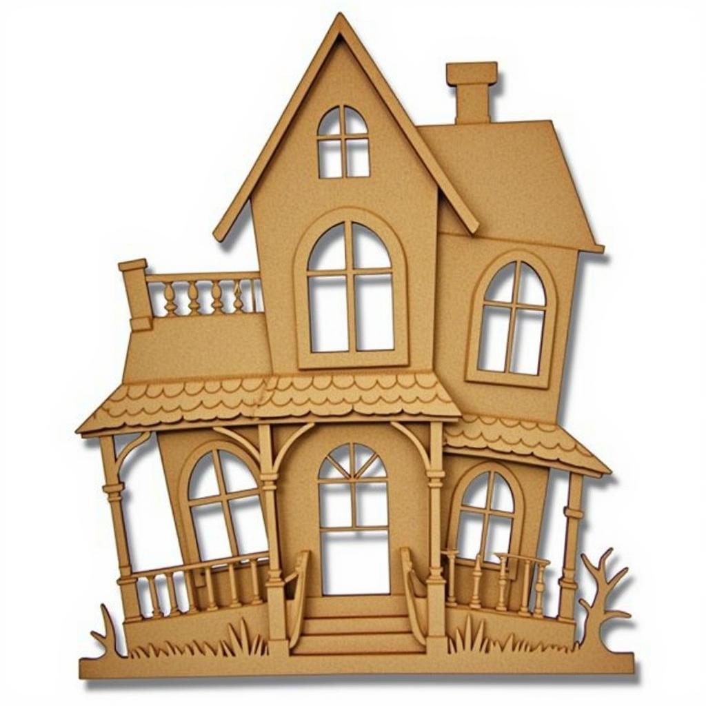 Free Halloween Wood Cutout Patterns: Haunted House