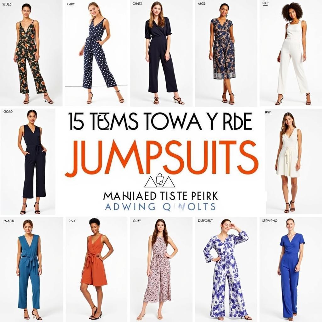 Collection of Free Jumpsuit Sewing Patterns in PDF Format