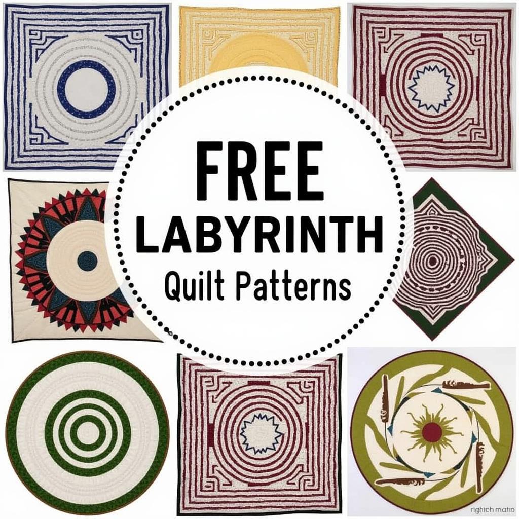 Free Labyrinth Quilt Pattern Designs